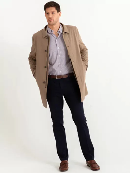 Imperméables beige homme grande taille -