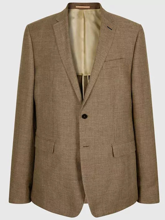 Veste nattee beige pour hommes grandes tailles