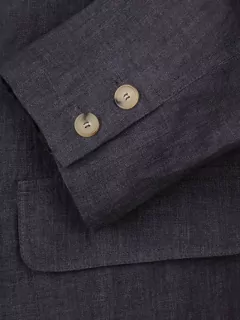 Veste en lin grise homme grande taille | Capel