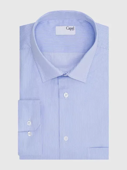 Chemise Manches Longues Rayures Capel Grande Taille