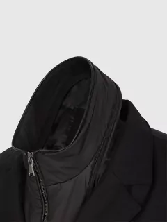 Parka Noir Capel Paris Homme Grande Taille
