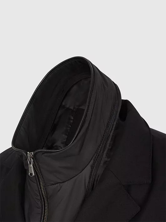 Parka Noir Capel Paris Homme Grande Taille