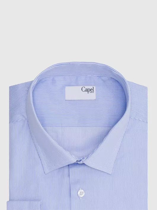 Chemise Manches Longues Rayures Capel Grande Taille