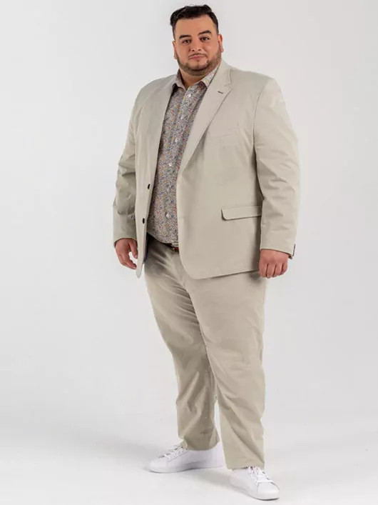 Veste serge de coton d'été légère homme grande taille | Capel