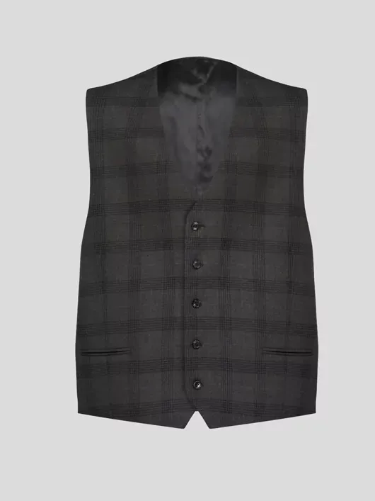 Gilet Carreaux Capel Grandes Tailles  homme grande taille - Capelstore