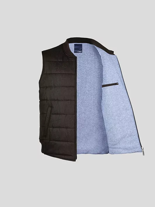Gilet Matelasse Sans Manches Grandes Tailles homme grande taille - Capelstore