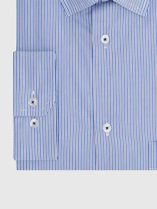 Chemise Rayures Capel Paris Mode Hommes Grandes Tailles