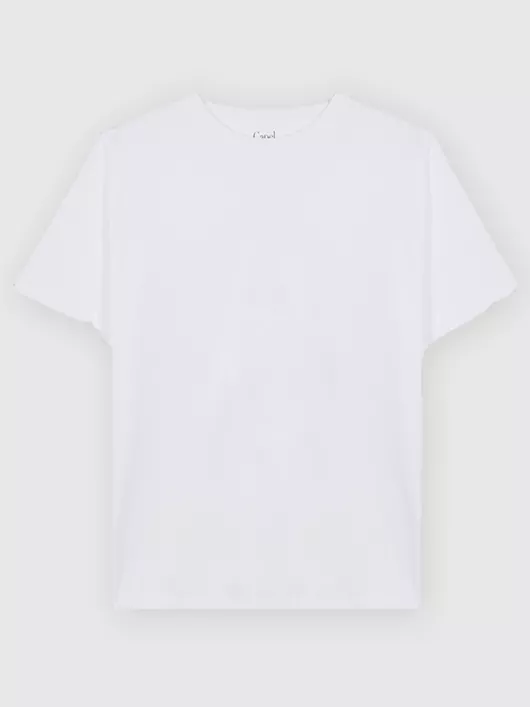 T-shirt Louis Col Rond Blanc Capel Grande Taille