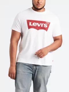 Tee-shirt Blanc à logo Levi's Homme Grande Taille | Capel