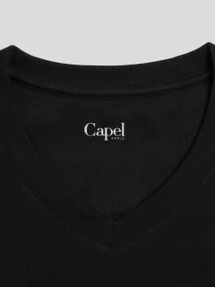 Tee-shirt MC Col V Capel Grande Taille  homme grande taille - Capelstore