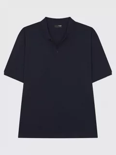 Polos Manches Courtes marine homme grande taille