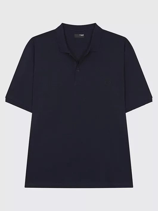 Polos Manches Courtes marine homme grande taille