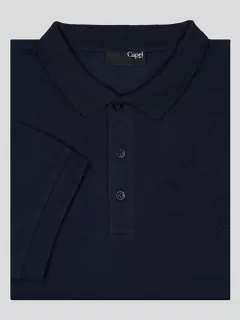 Polos Manches Courtes marine homme grande taille