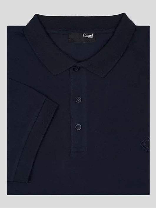 Polos Manches Courtes marine homme grande taille