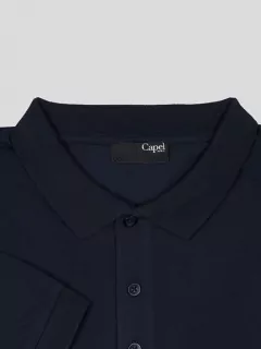 Polos Manches Courtes marine homme grande taille