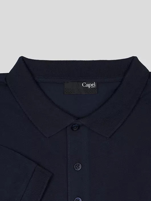 Polos Manches Courtes marine homme grande taille