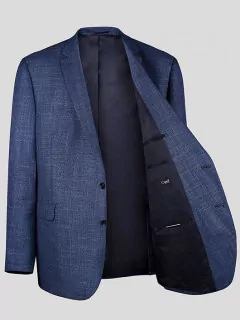 Veste en laine et soie Cerruti grande taille | Capel Grands Drapiers