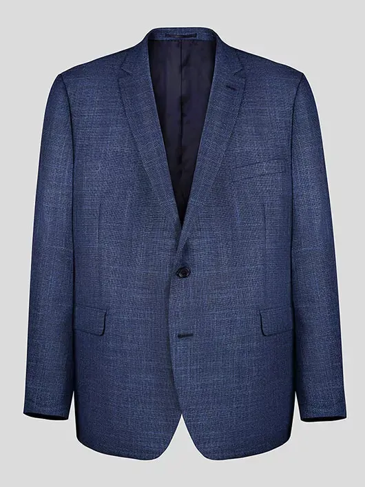 Veste en laine et soie Cerruti grande taille | Capel Grands Drapiers