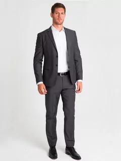 Costume Extens Gris Capel Hommes Grande Taille