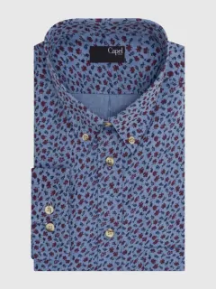 Chemise Fleurs Capel Paris Mode Hommes Grande Taille