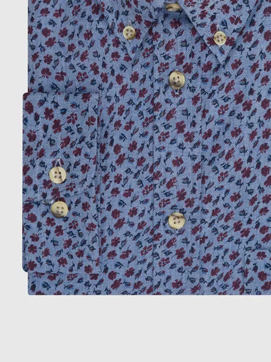 Chemise Fleurs Capel Paris Mode Hommes Grande Taille