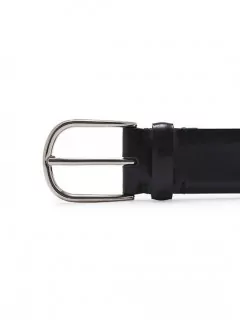 Ceinture Cuir Lisse Marine Homme Grande Taille - Capelstore