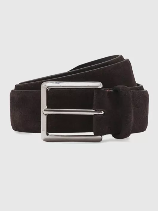 Ceinture cuir peau marron Capel Paris