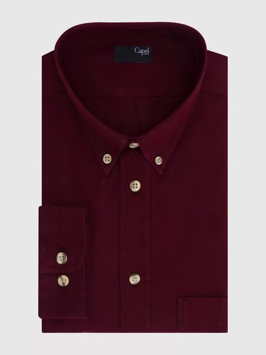 Chemise Flanelle Unie Capel Grande Taille