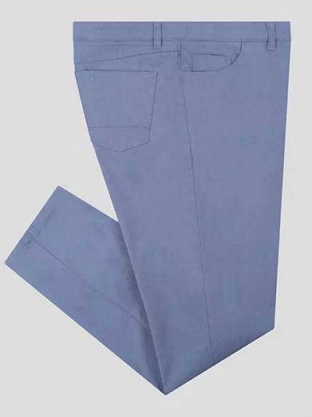 Pantalon Bleu Texture Capel Grande Taille