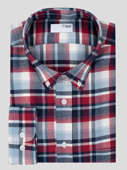 Chemise Ralph Carreaux Capel Grande Taille