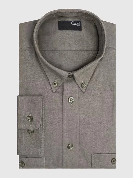 CHEMISE COTON GRATTE CAPEL GRANDE TAILLE