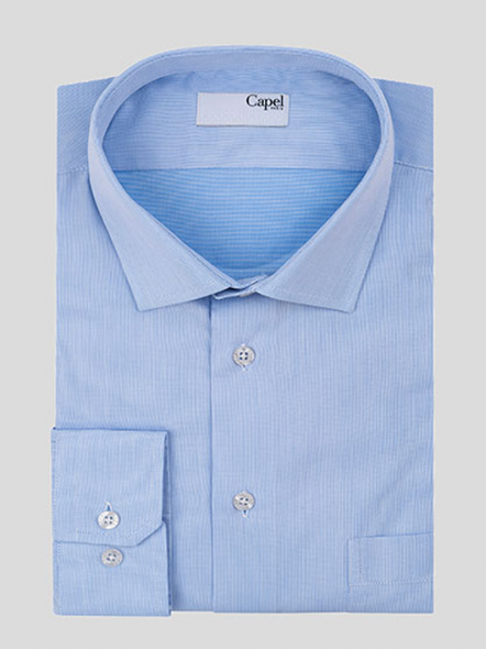 Chemise Ciel Unie Capel Grande Taille