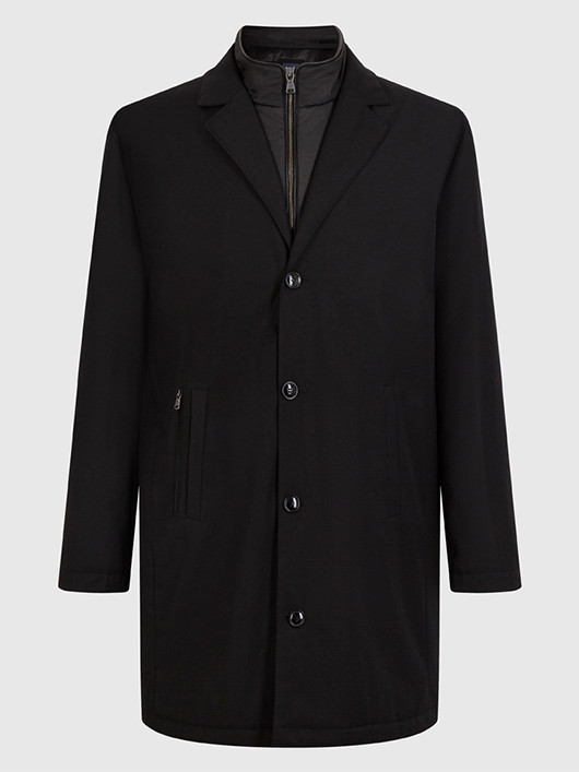 Parka Noir Capel Paris Homme Grande Taille