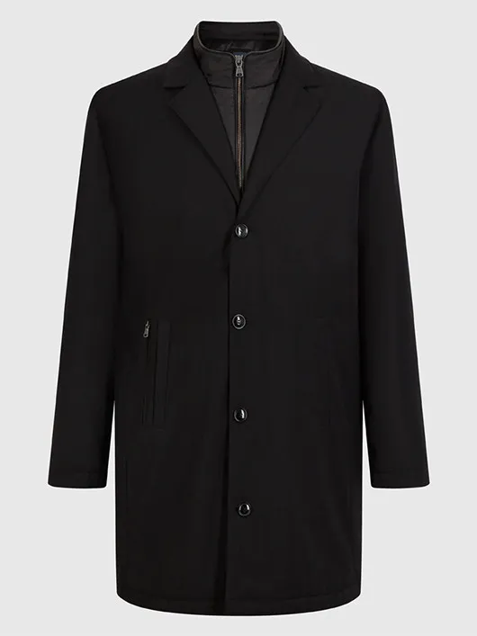 Parka Noir Capel Paris Homme Grande Taille
