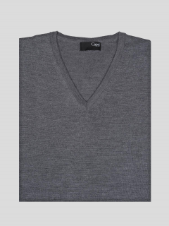 Pull Col V Uni Capel Paris Grande Taille