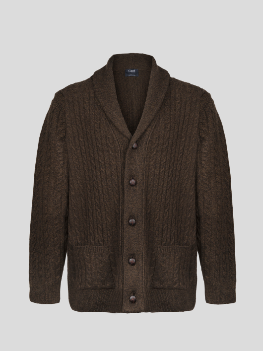 Cardigan Torsades Capel Paris Grandes Tailles  homme grande taille - Capelstore