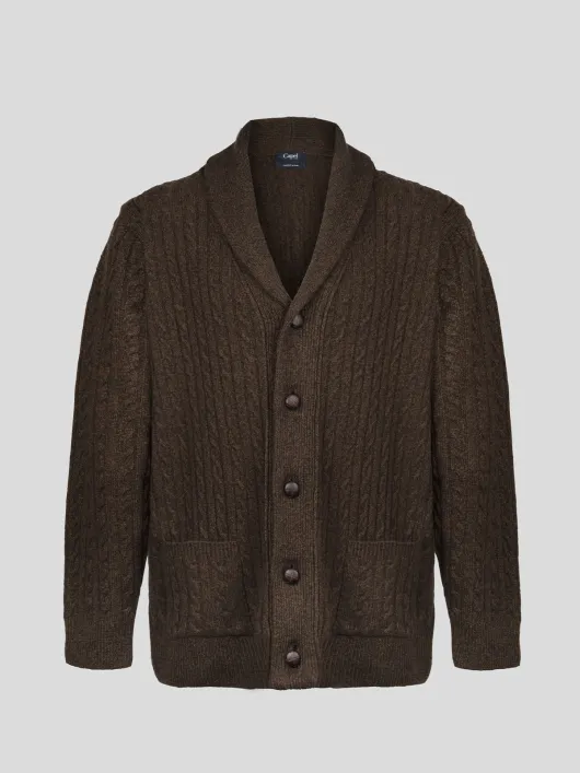 Cardigan Torsades Capel Paris Grandes Tailles  homme grande taille - Capelstore