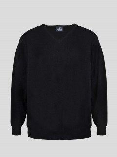 Pull Cachemire Col V Capel Grandes Tailles  homme grande taille - Capelstore
