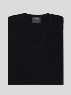 Pull Cachemire Col V Capel Grandes Tailles  homme grande taille - Capelstore