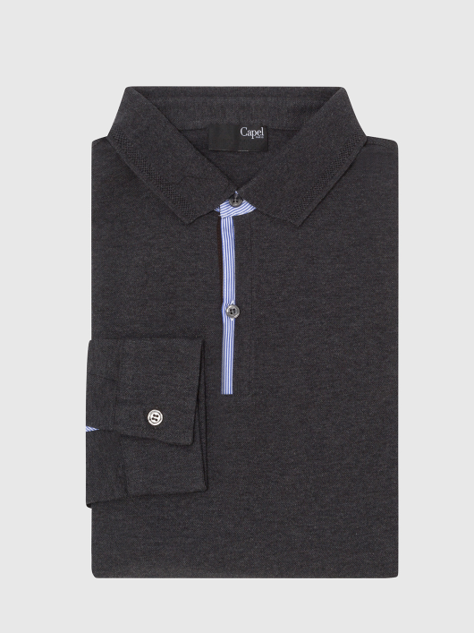 Polo Manches Longues Capel Paris Grandes Tailles