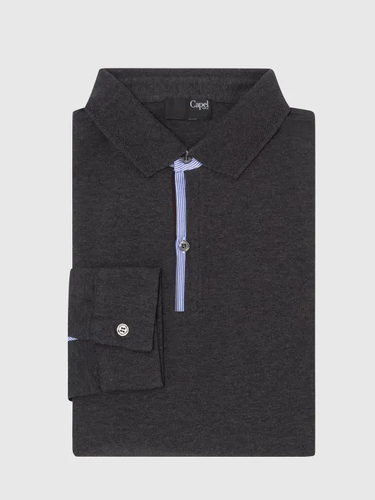 Polo Manches Longues Capel Paris Grandes Tailles