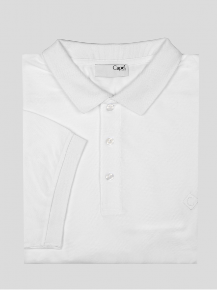 Polo Blanc Capel Grande Taille