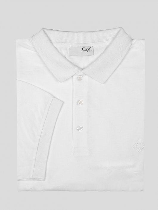 Polo Blanc Capel Grande Taille