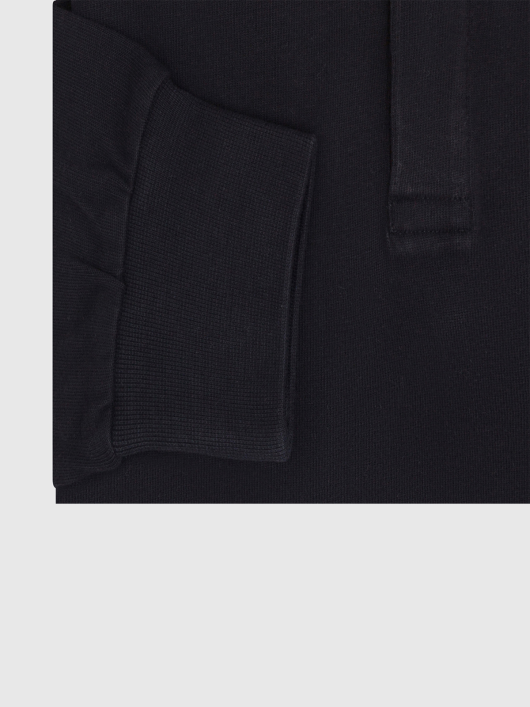 Polo Manches longues marine homme grandes tailles