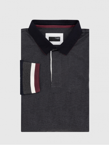 Polo Anthracite Capel Grande Taille