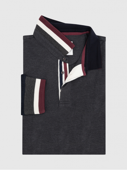 Polo Anthracite Capel Grande Taille
