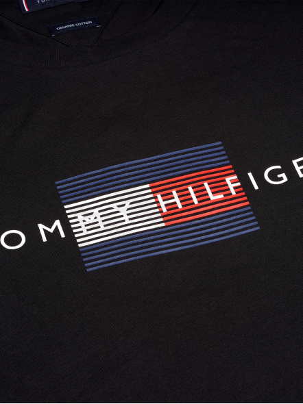 Tee-shirt Coton Bio T.hilfiger Grande Taille