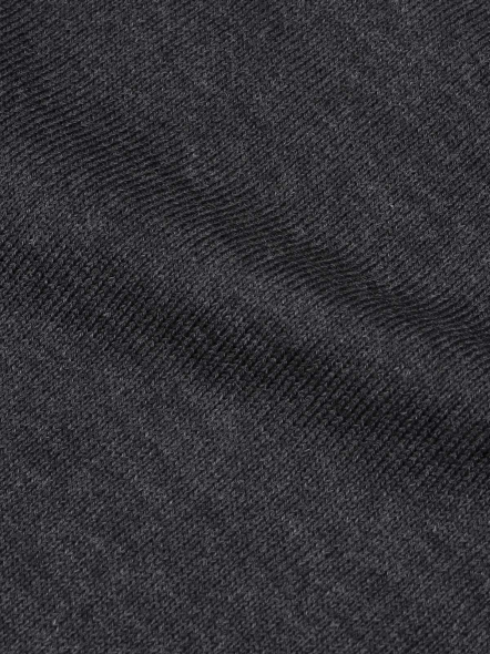 Pull Mérinos Col V Como Anthracite Capel Grande Taille