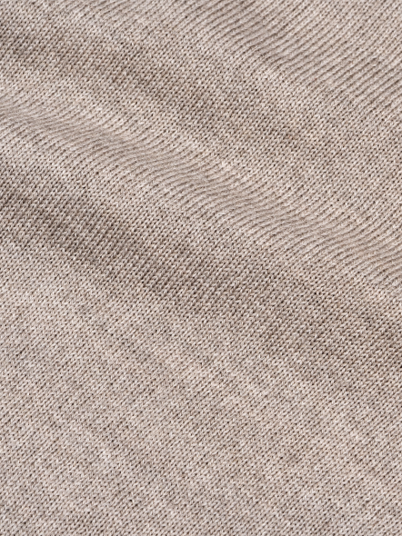 Pull Merinos Col V Como Beige Capel Grande Taille