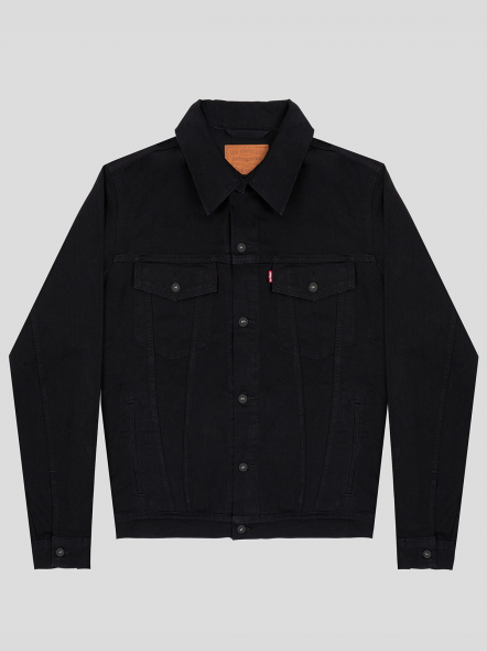 Blouson Jean Noir Levi's Grande Taille